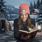 Beanie Hat for Winter with LED Light, Rechargeable Lighted Beanie for Men and Women, Warm Knit Beanie, Unisex Winter Hat