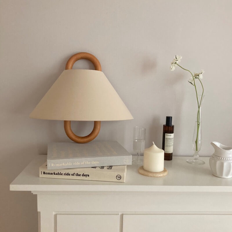 Beechwood Elegance | Stylish Modern Solid Wood Wall Sconce Light 12