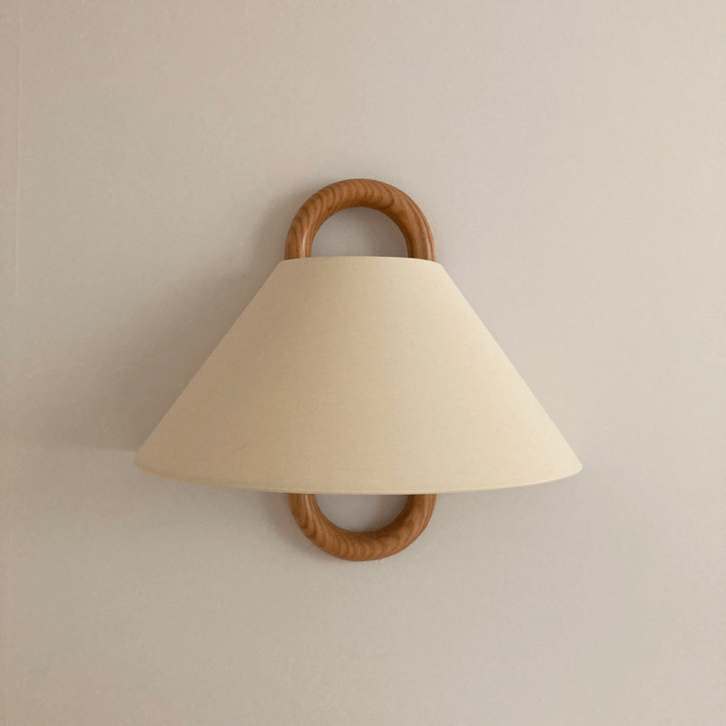 Beechwood Elegance | Stylish Modern Solid Wood Wall Sconce Light 14