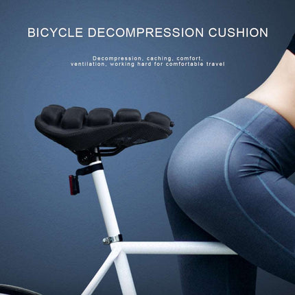 Bike Seat Cushion 3D Air Anti Skid, Pressure Relief for Spine and Hips
