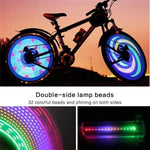 Bicycle Lights | Spoke LED Lights with 32 RGB Patterns | High Visibility Accessory for Safety 4