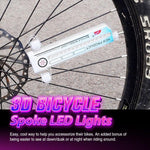 Bicycle Lights | Spoke LED Lights with 32 RGB Patterns | High Visibility Accessory for Safety 5