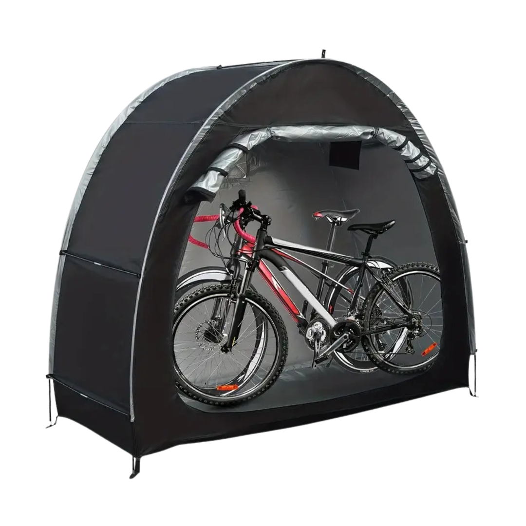 Bike Haven | Waterproof Bike Storage Tent for 2 Bicycles with Easy Assembly | Compact Design for Outdoor Protection 0