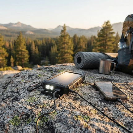 Portable Charger, Shockproof Camping Power Bank for Travel