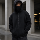 Balaclavas and Ski Masks, Full Zip Winter Balaclava Hoodie with Neck Gaiter – image 4