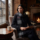 Winter Scarf for Men, Mens Scarf and Plaid Scarf for Women, Long Neck Warmer and Soft Warm Scarves for Cold Weather