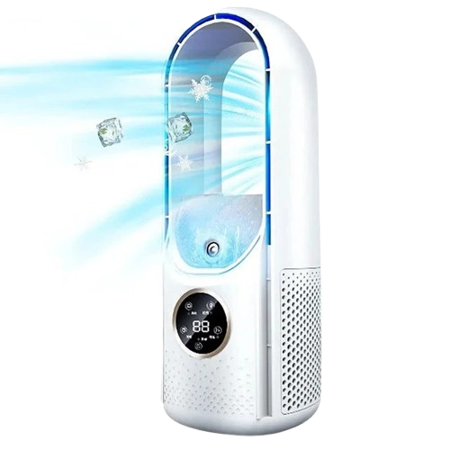 Blade-Free Silent Portable Air Conditioner with Efficient Cooling | Ideal for Home and Office 0