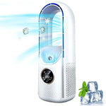 Blade-Free Silent Portable Air Conditioner with Efficient Cooling | Ideal for Home and Office 1