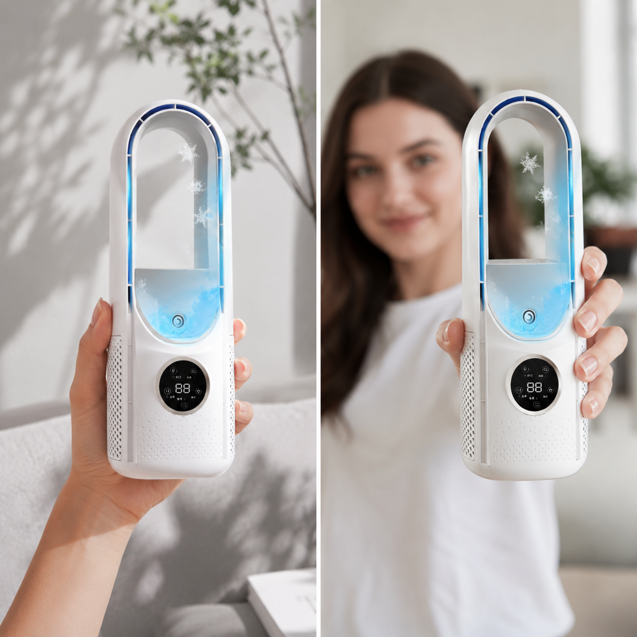 Bladeless Tower Fan | Portable Cooling Fan with Remote Control & Sleep Mode for Enhanced Personal Comfort 5