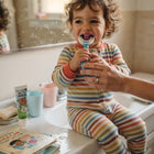 Kids Toothbrush Silicone U Shaped Toothbrush for Ages 2 to 12, Soft Food Grade 360 Degree Childrens Toothbrush