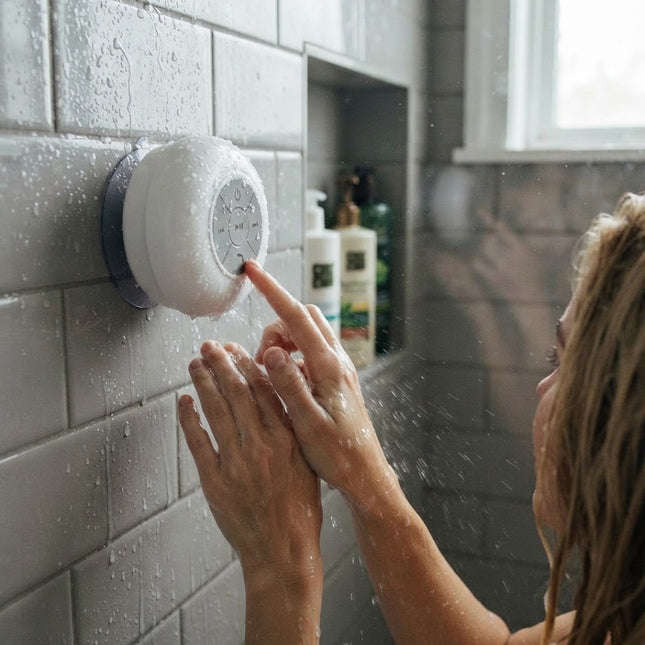 Portable Bluetooth Speakers Waterproof, Waterproof Bluetooth Speaker with Suction Cup