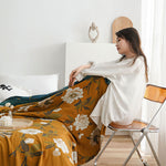 Boho Floral Quilt | Reversible Cotton Quilt with Soft Breathable Fabric | Cozy Comfort for Year-Round Use 3