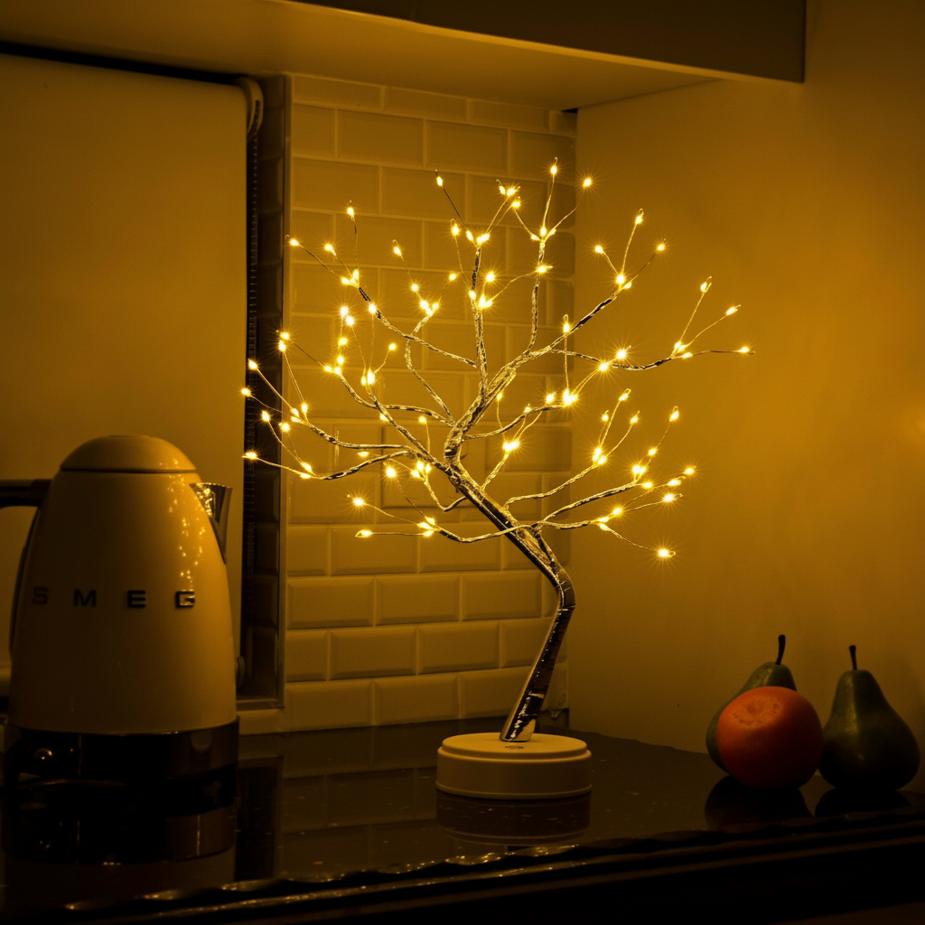Bonsai Tree | LED Table Lamp with Warm Glow | Nature-Inspired Decor for Cozy Ambiance 0