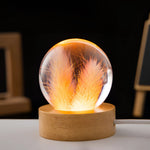 Botanical Night Light | Dandelion Resin Lamp with LED Base for Enchanting Illumination 1