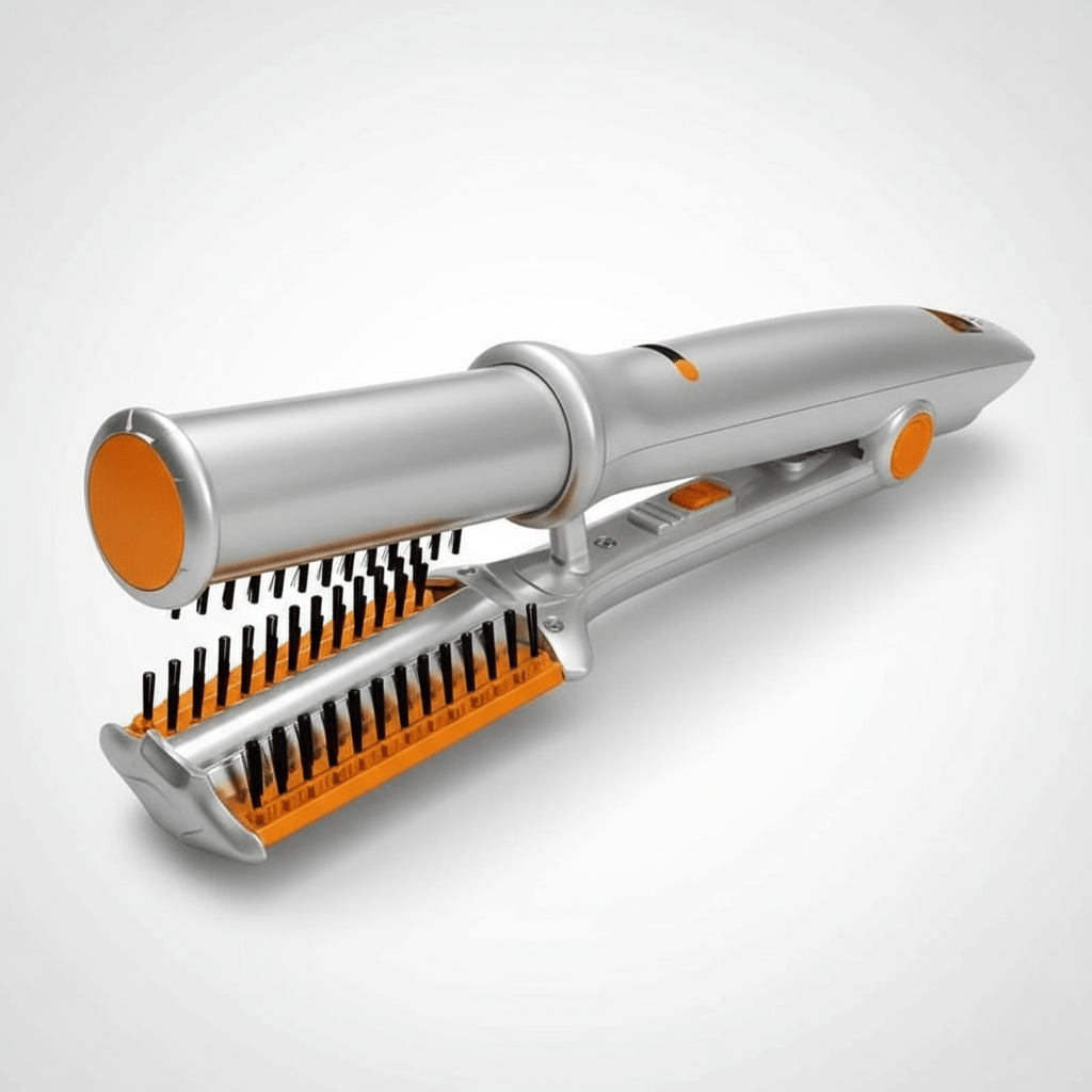 BowLift | 2-in-1 Rotating Hair Brush with Ceramic Coating & Adjustable Heat Settings for Effortless Styling 0