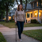 BowLift | Automatic Self Defense Walking Stick with One-Click Deployment | Compact and Durable for All Terrains 7