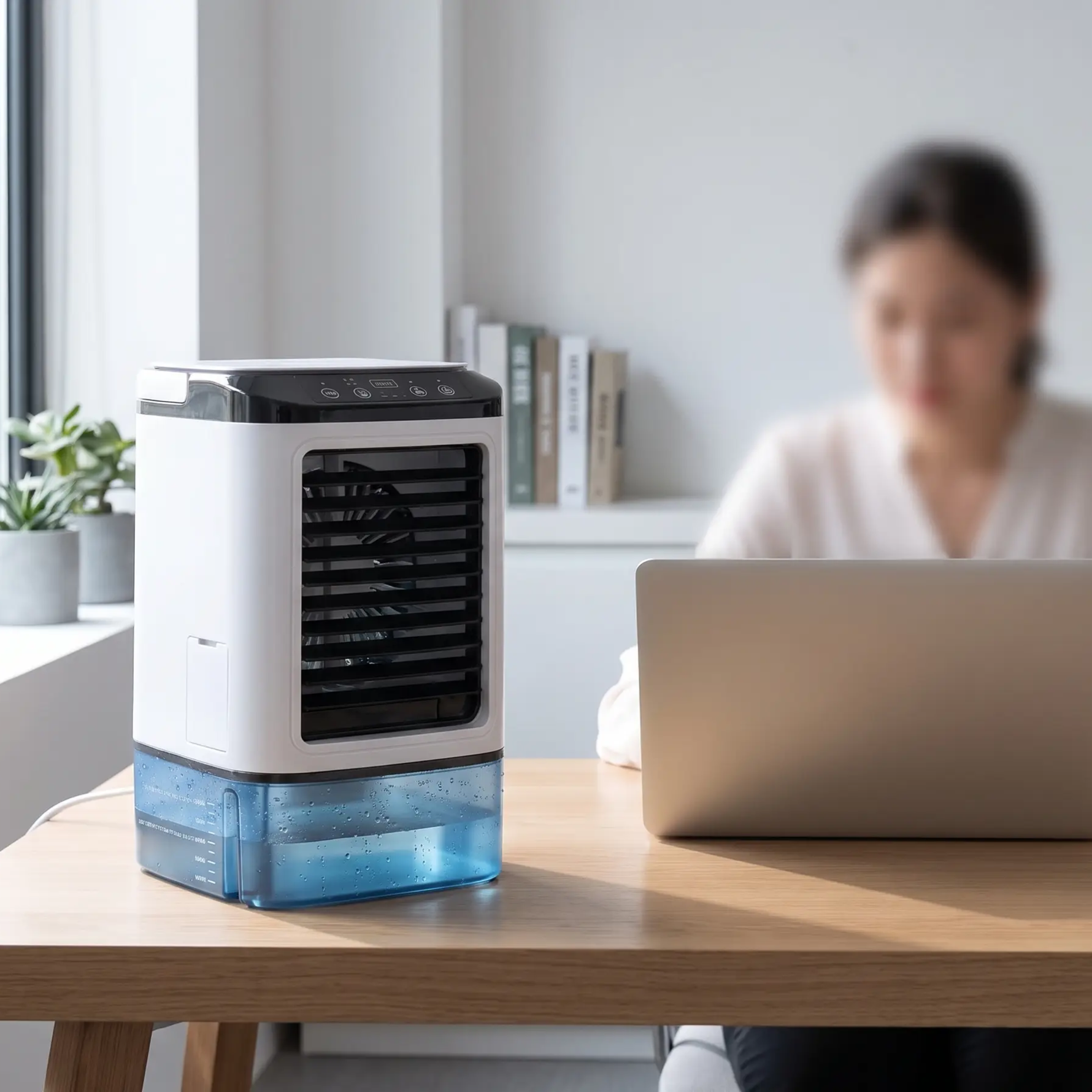 BowLift | Portable Air Conditioner with Ultrasonic Cooling Technology | 3-Speed Fan for Comfort in Small Spaces 4