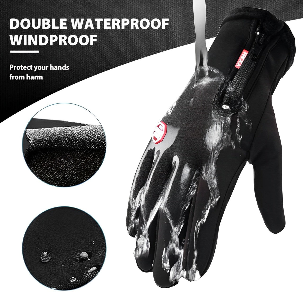 BowLift | Winter Cycling Gloves with Wind-Deflecting Shell | Touchscreen Compatible for Comfort and Performance 4