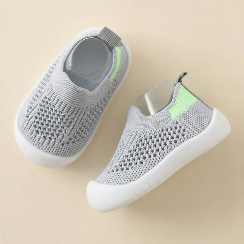 Breathable Kids Sneakers with Non-Slip Sole | Lightweight Slip-On Shoes for Active Play 0