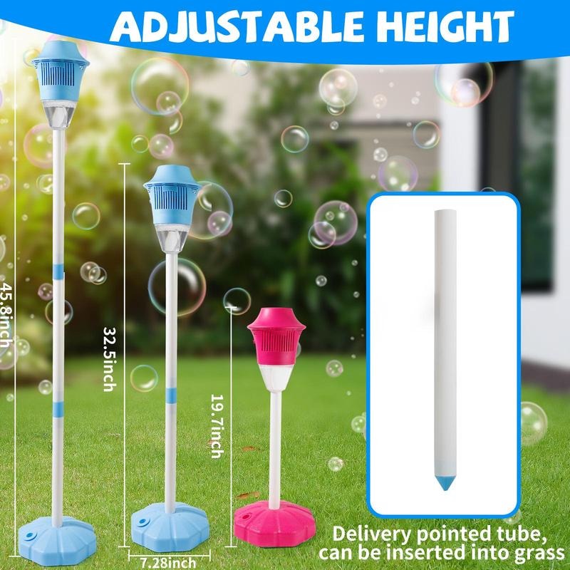 BubbleFun | Automatic Bubble Maker for Kids with Adjustable Height | Portable Design for Endless Outdoor Fun 6
