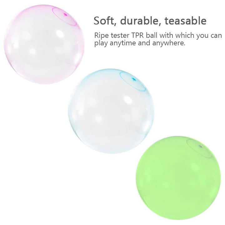 Bubble Ball | Inflatable Tear-Resistant Toy with Self-Sealing Feature | Durable Fun for Family Activities 8