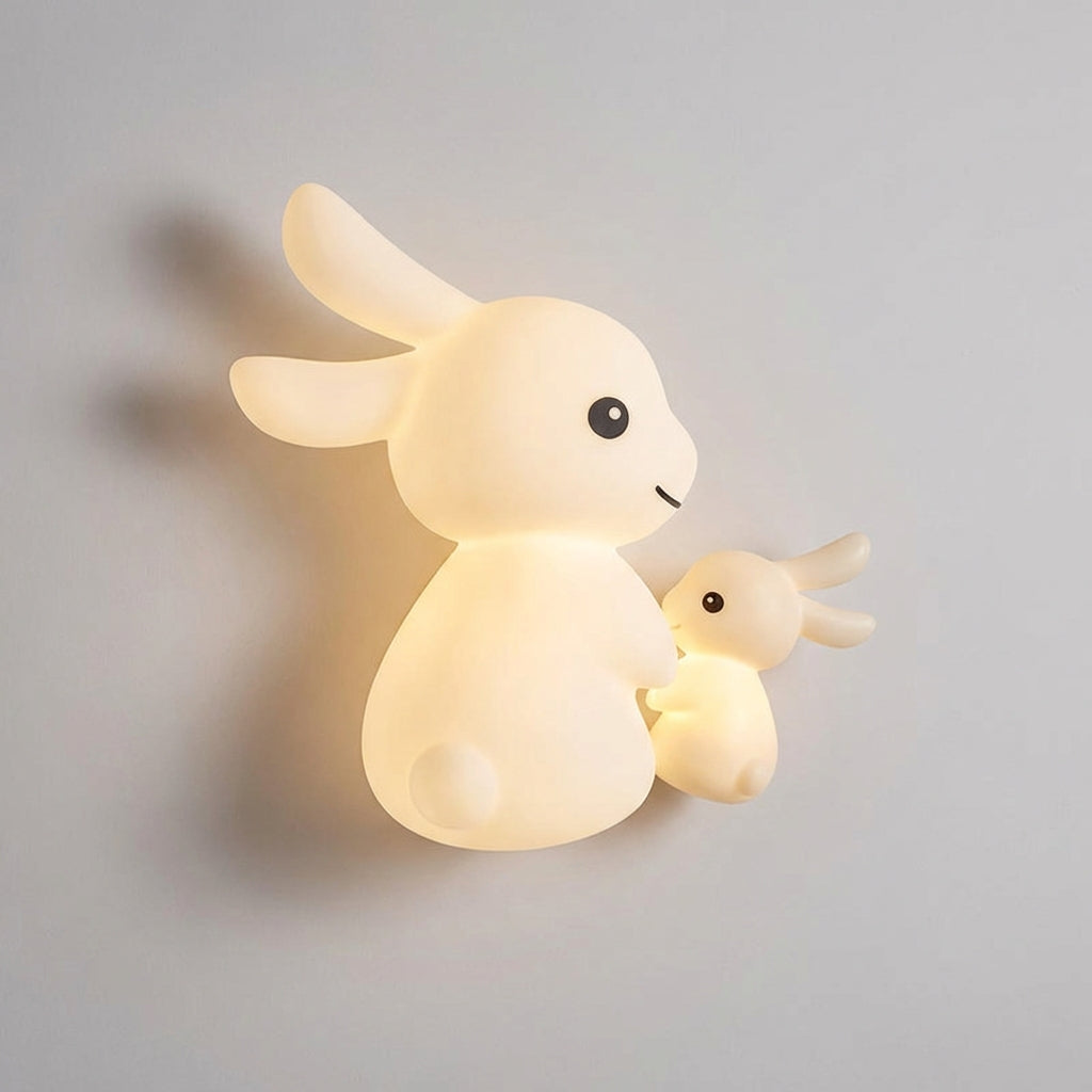 BunnyLuxe | LED Wall Lamp for Kids with Adjustable Light Colors | Playful Rabbit Design for Cozy Bedtime Atmosphere 4