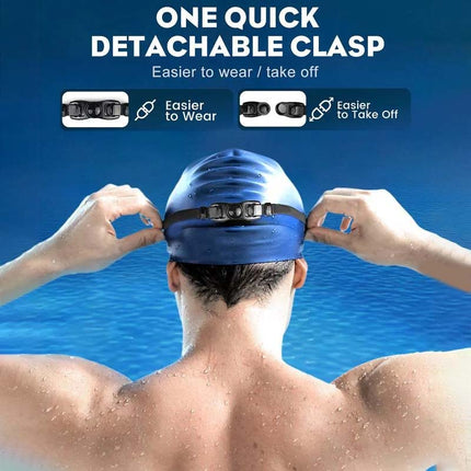 Wide Angle Swim Goggles for Adults, Anti Fog Swimming Goggles with Silicone Seals and 180 Degree Vision for Men and Women