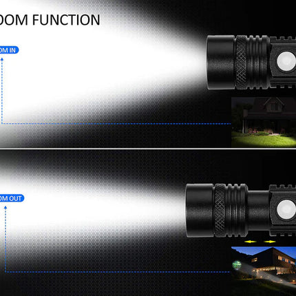 Rechargeable Flashlight, Pocket Flashlight with Clip – image 6