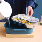 Blue / 3 Compartments