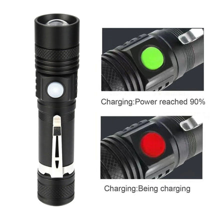 Rechargeable Flashlight, Zoomable High Lumen LED Flashlight – image 11