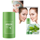 Face Mask, Green Tea Face Mask Roll On with Ball Applicator, Blackhead Remover Pore Cleansing Mask for All Skin Types