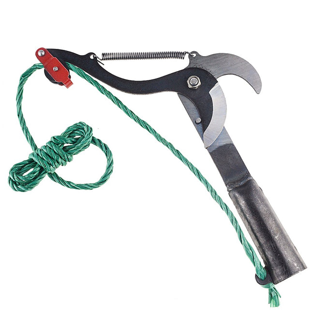 Long Reach Pruning Shears, Extendable Pole Pruner with Pulley and Rope