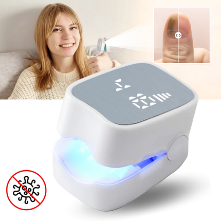 Cold Laser Device for Nail Fungus, Rechargeable Portable Laser Device with Blue Light for Toenails and Fingernails (2)