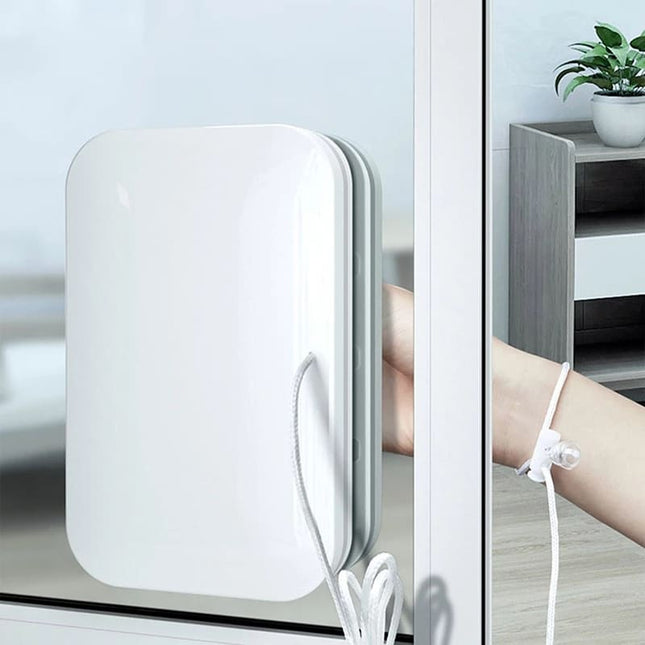 Magnetic Window Cleaner Double Sided, Outside Window Cleaner Tool for Double Pane Glass, Motorized Glass Cleaning Magnet