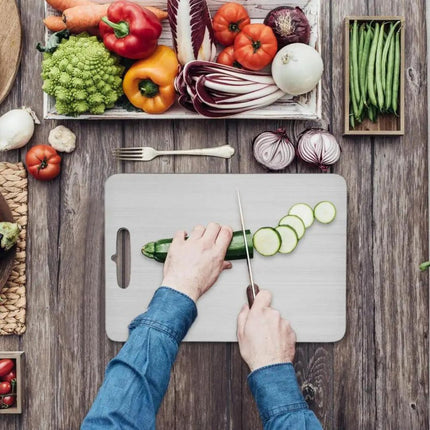 Cutting Boards for Kitchen, Titanium Cutting Board with Non Slip Base, Durable Cutting Board with Odor Proof Coating