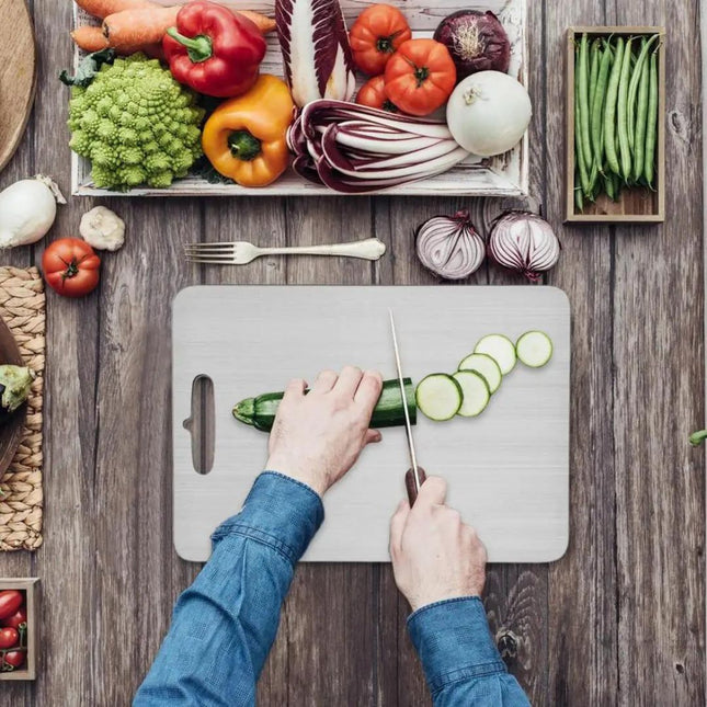 Cutting Boards for Kitchen, Titanium Cutting Board with Non Slip Base, Durable Cutting Board with Odor Proof Coating
