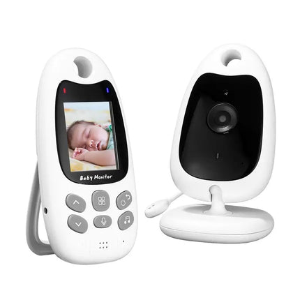 Wireless video and audio baby monitor, 3.5 inch color screen with night vision and two-way talk, 300 m range