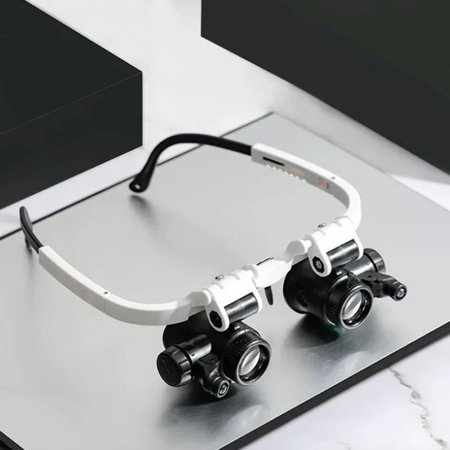 Reading Magnifier Glasses with LED, Magnifying Glasses with LED and 4 Lenses