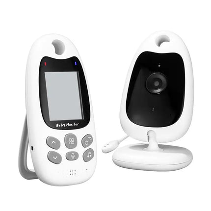 Wireless video and audio baby monitor, 3.5 inch color screen with night vision and two-way talk, 300 m range