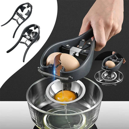Egg Slicers for Hard Boiled Eggs, Stainless Steel Egg Slicer with Opening Mechanism – image 4