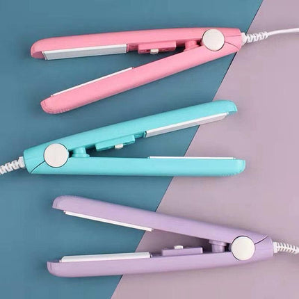 Mini Ceramic Curling Iron, Mini Hair Straightener for Bangs and Travel – image 5