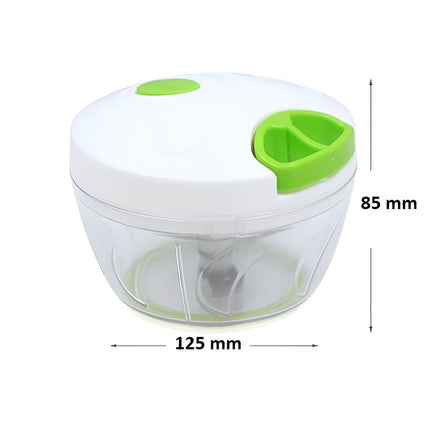 Manual Vegetable Chopper, Stainless Steel Hand Food Chopper for Nuts and Vegetables – image 7