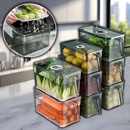 Food Storage Containers for Fridge, Fridge Organizer Bin – image 7