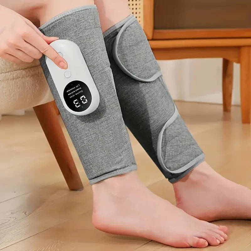 Calf Relief Massager | Wireless Heated Compression Wrap with Adjustable Fit | Soothing Relief for Tired Legs 9