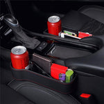 Car Seat Gap Organizer with Faux Leather Design | Universal Fit for Enhanced Storage 9