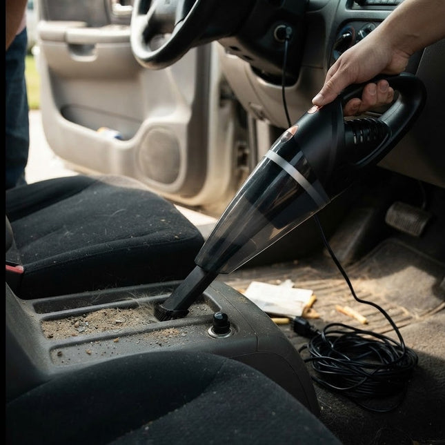 Car Vacuum Cleaner with Washable Filter, Handheld Vacuum for Car Interior, Portable Car Vacuum with 16 Ft Cord