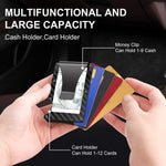 CarbonVault | Slim RFID-Blocking Wallet with Durable Money Clip | Compact Design for Security and Style 5