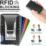 CarbonVault | Slim RFID-Blocking Wallet with Durable Money Clip | Compact Design for Security and Style 6