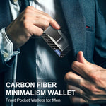 CarbonVault | Slim RFID-Blocking Wallet with Durable Money Clip | Compact Design for Security and Style 8