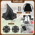 Carbon Steel Log Splitter with Portable Design | Effortless Kindling Tool for Firewood Preparation 0